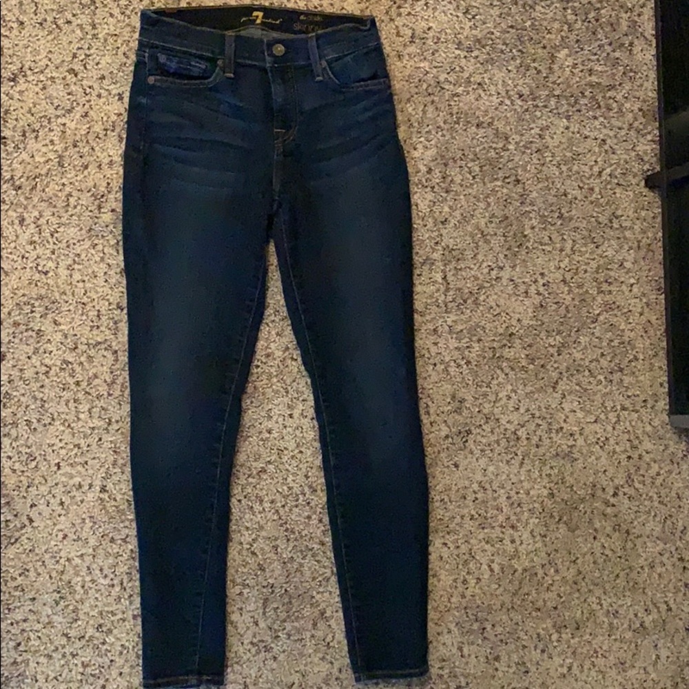 7 For All Mankind Skinny Jeans: The Ankle Skinny